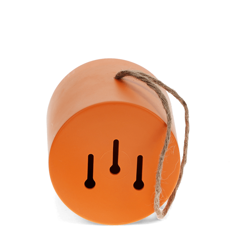 Rex London Round Bamboo Fibre Birdhouse - Orange