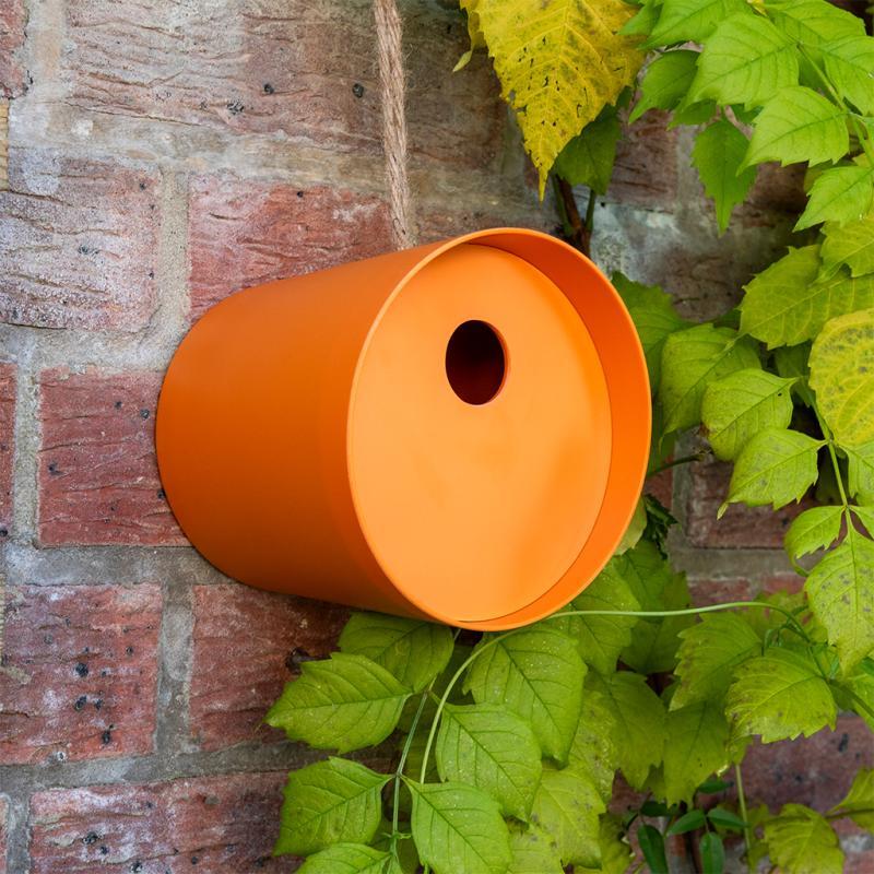 rex london Round bamboo fibre birdhouse - Orange