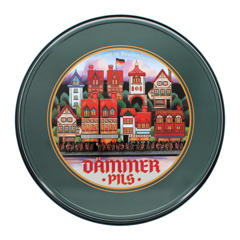 Rex London Round Metal Serving Tray - Dammer Pils