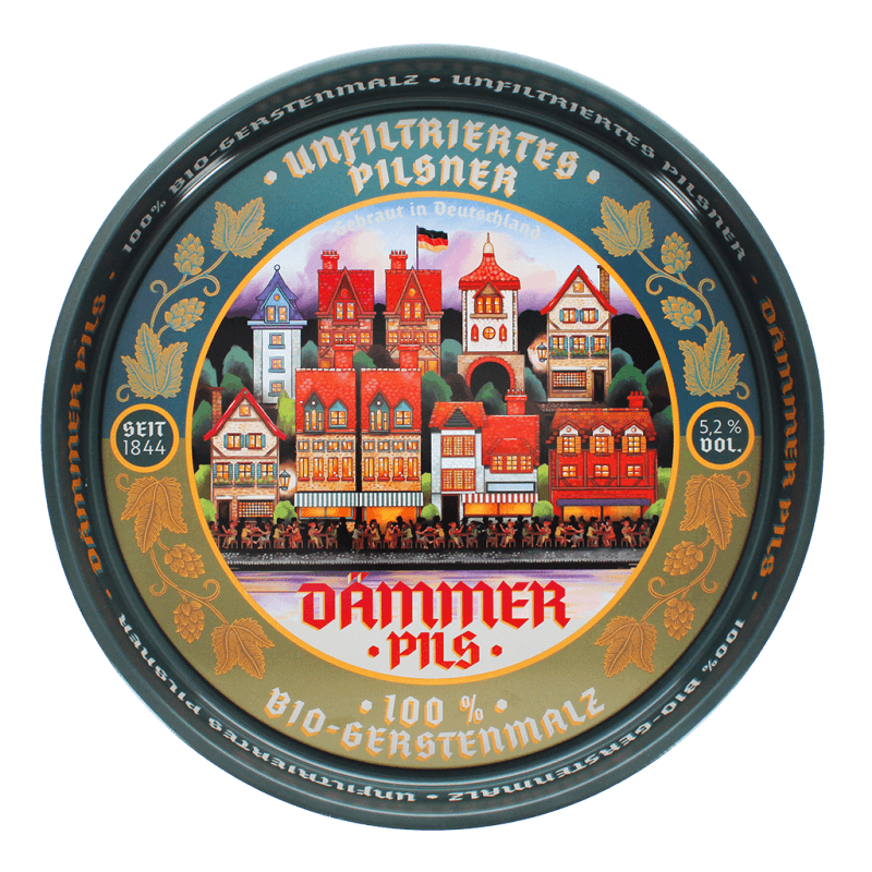 rex london Round metal serving tray - Dammer Pils