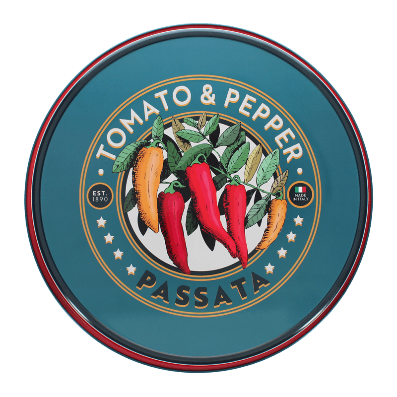 Rex London Round Metal Serving Tray - Passata