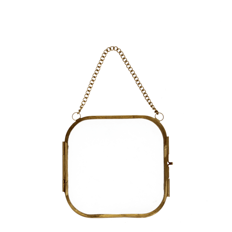 Rex London Rounded Hanging Brass Frame 10x10cm