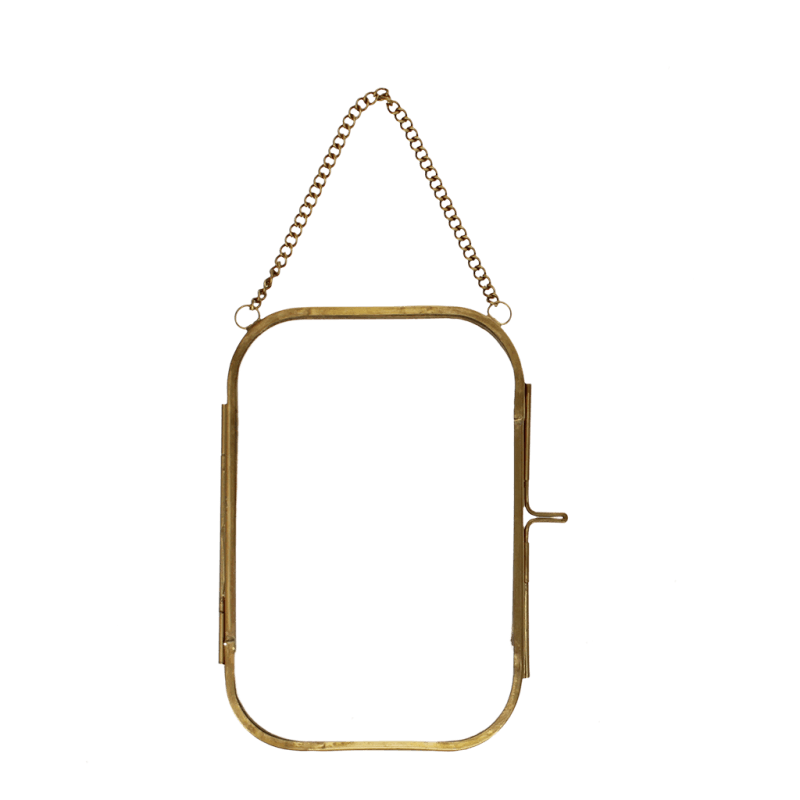 Rex London Rounded Hanging Brass Frame 10x15cm