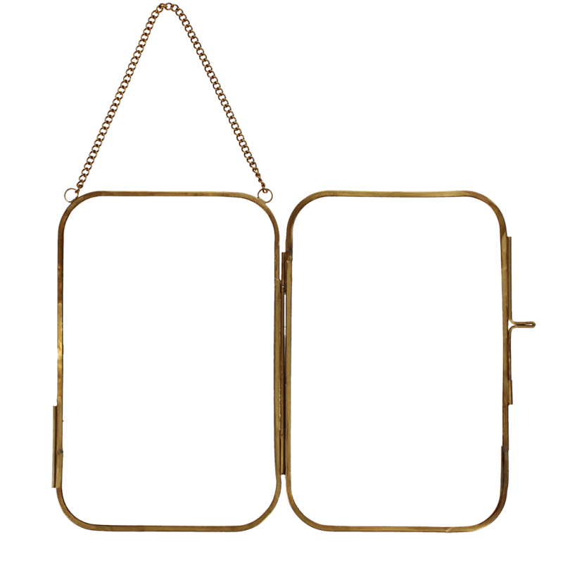 Rex London Rounded Hanging Brass Frame 13x20cm