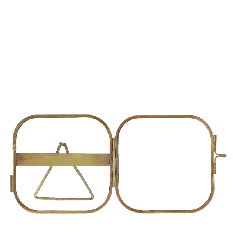 Rex London Rounded Standing Brass Frame 10x10cm