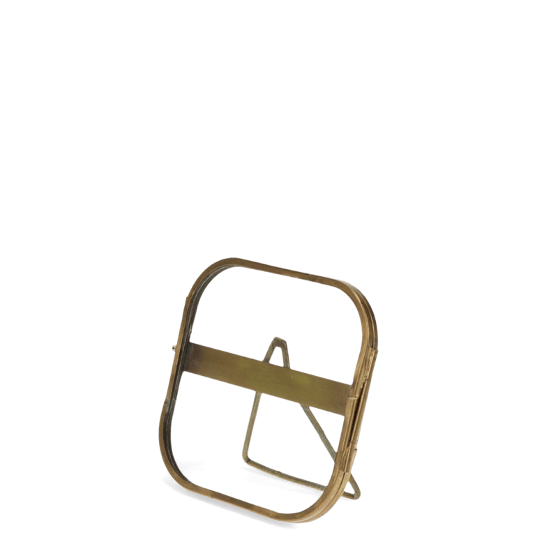 Rex London Rounded Standing Brass Frame 10x10cm