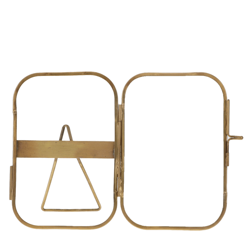 Rex London Rounded Standing Brass Frame 10x15cm
