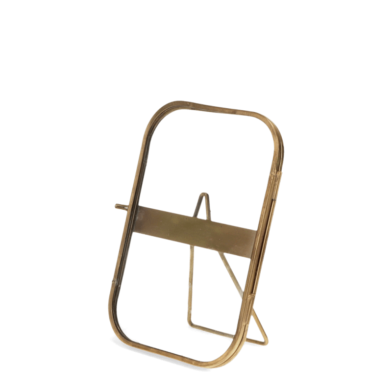 Rex London Rounded Standing Brass Frame 10x15cm