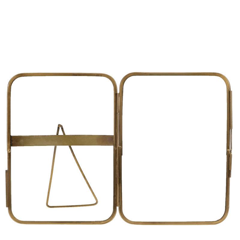 Rex London Rounded Standing Brass Frame 13x18cm
