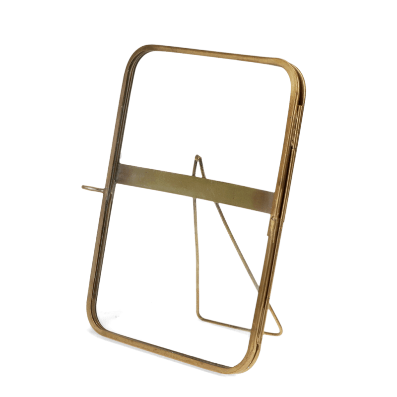 Rex London Rounded Standing Brass Frame 13x18cm