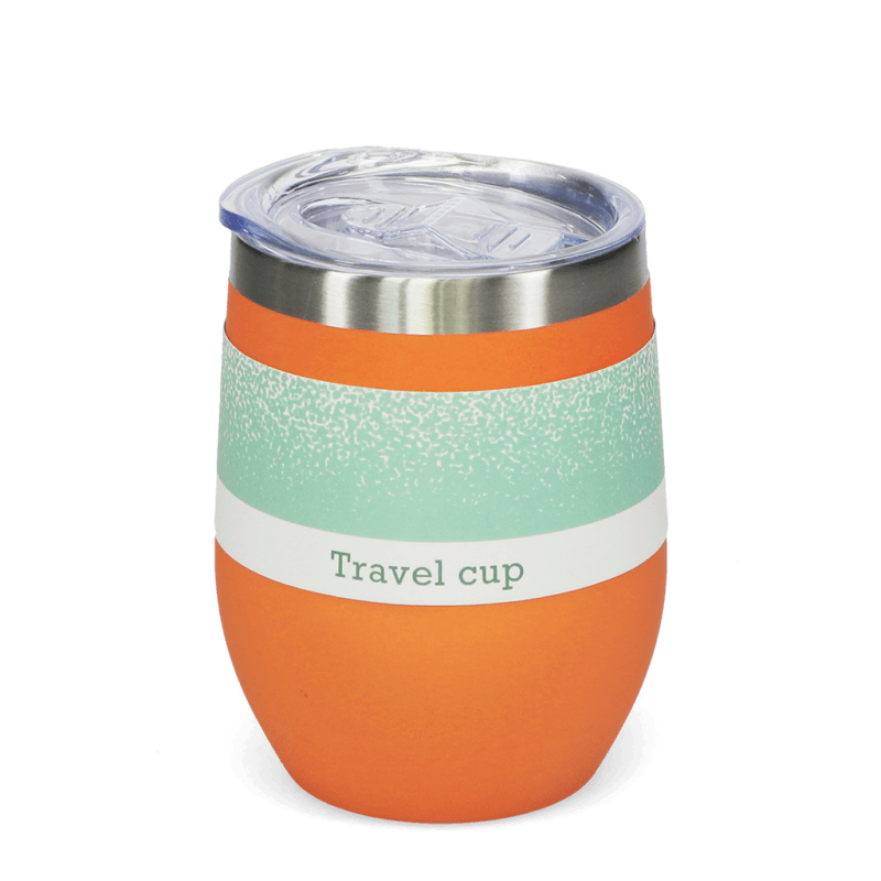 Rex London Rubber Coated Travel Cup 350ml - Orange