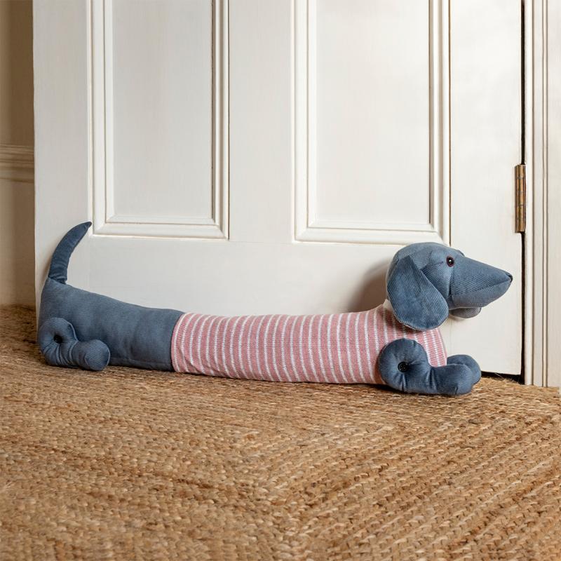rex london Sausage Dog Draught Excluder - Pink