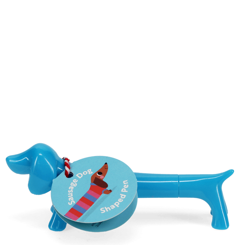 Rex London Sausage Dog Shaped Pen - Blue