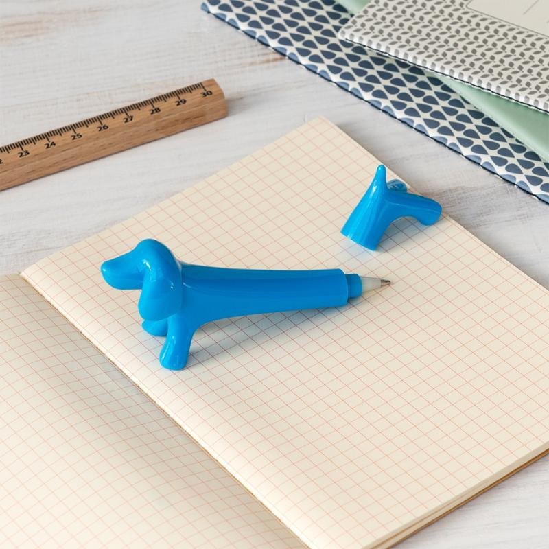 rex london Sausage dog shaped pen - Blue