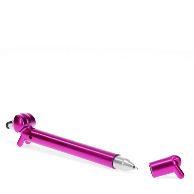 Rex London Sausage Dog Shaped Pen With Stylus - Pink