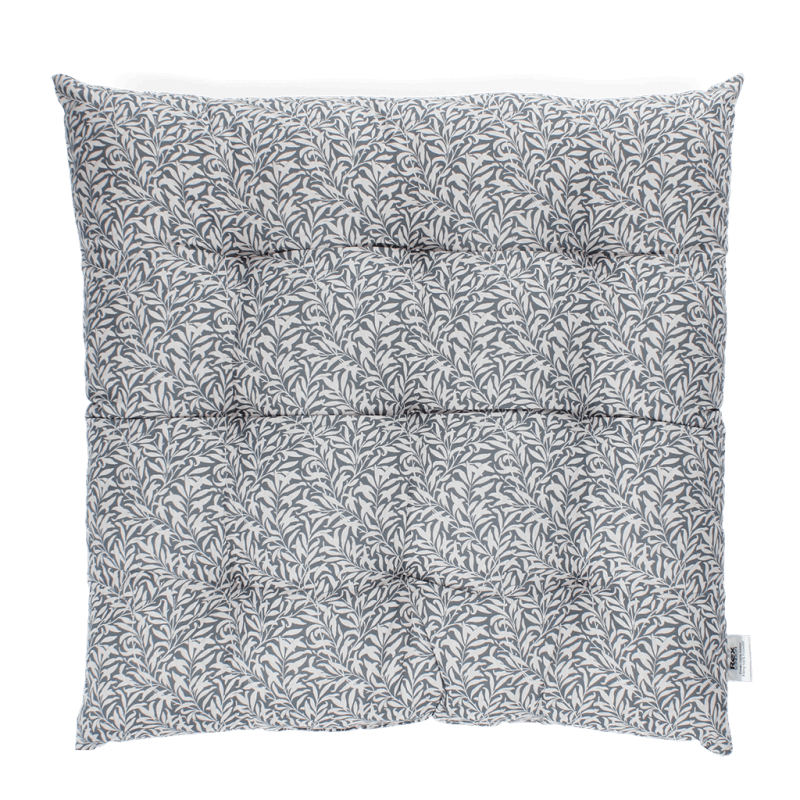 Rex London Seat Pad Cushion (37x37cm) - Grey Leaf
