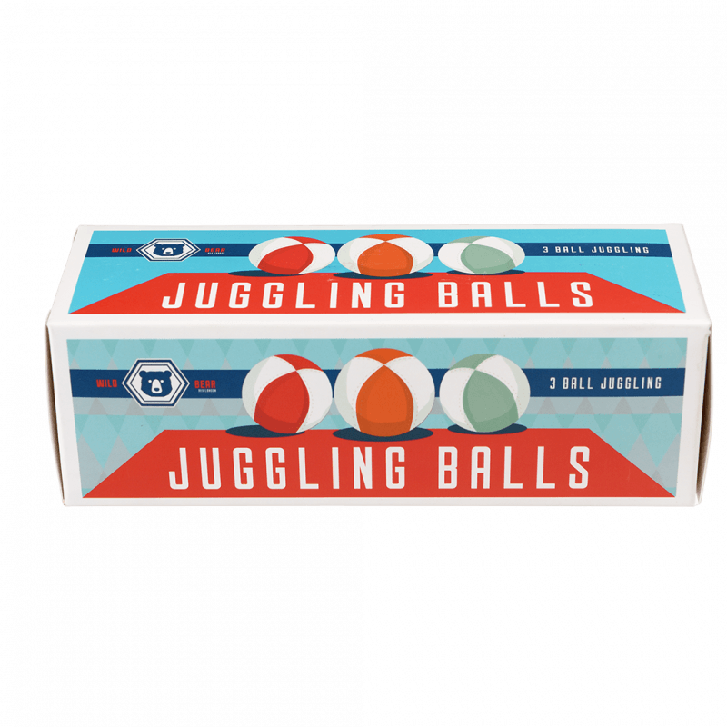 Rex London Set Of 3 Mini Juggling Balls - Wild Bear