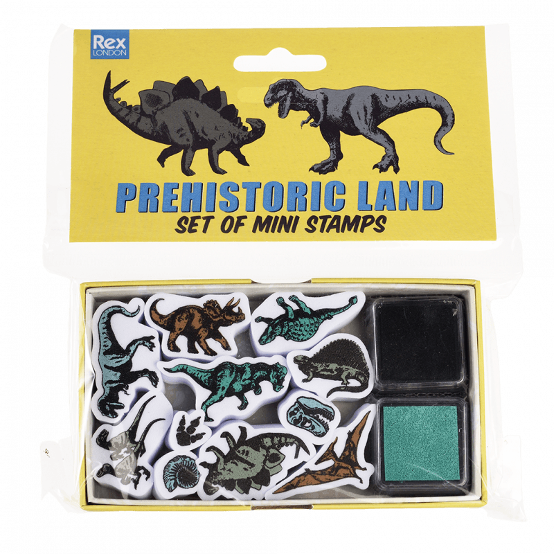 Rex London Set Of Mini Stamps - Prehistoric Land
