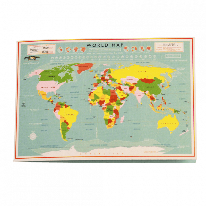 Rex London Shirt Repair Sewing Kit - World Map