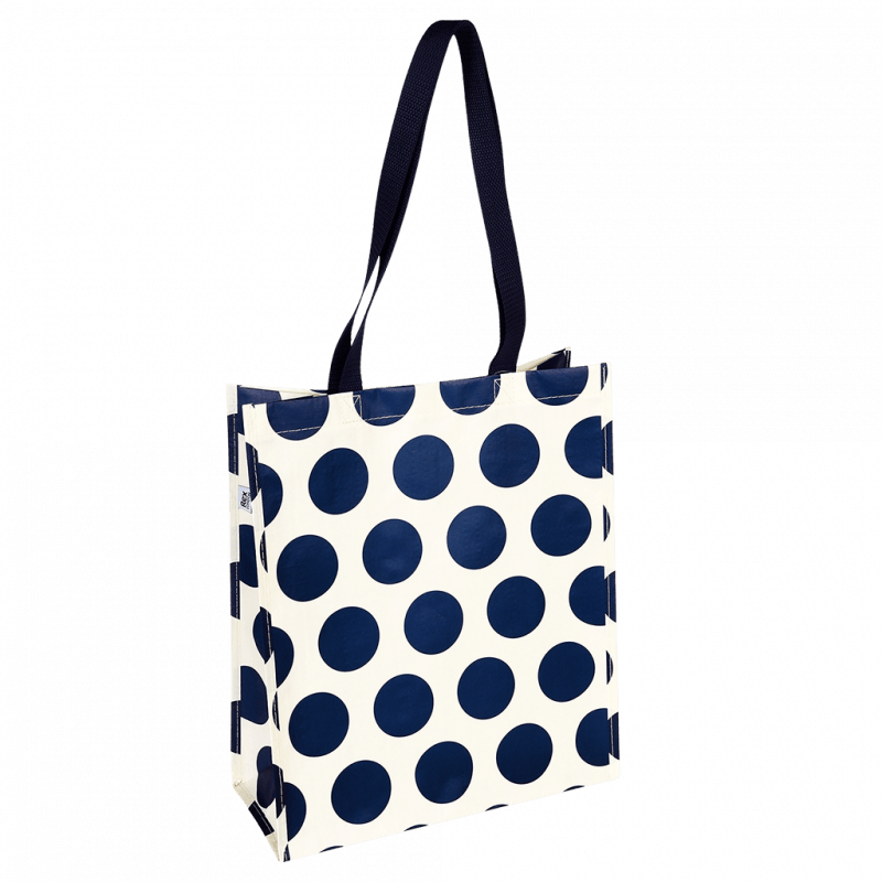Rex London Shopping Bag - Spotlight Navy On White