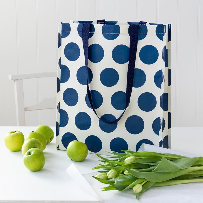 rex london Shopping bag - Spotlight navy on white