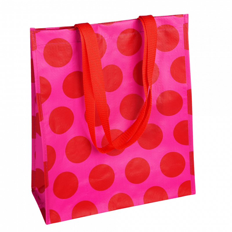 Rex London Shopping Bag - Spotlight Red On Pink