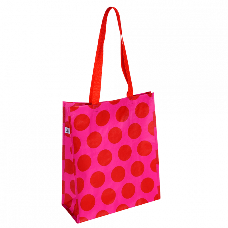 Rex London Shopping Bag - Spotlight Red On Pink