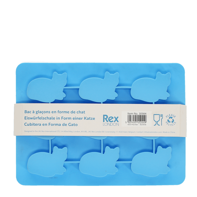 Rex London Silicone Ice Cube Tray - Kitty Cat