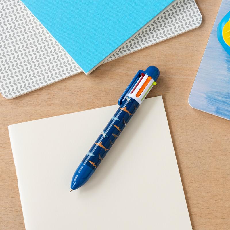 rex london Six colour pen - Sharks