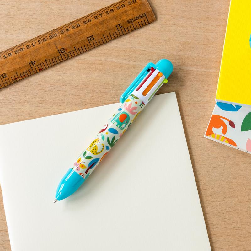 rex london Six colour pen - Wild Wonders