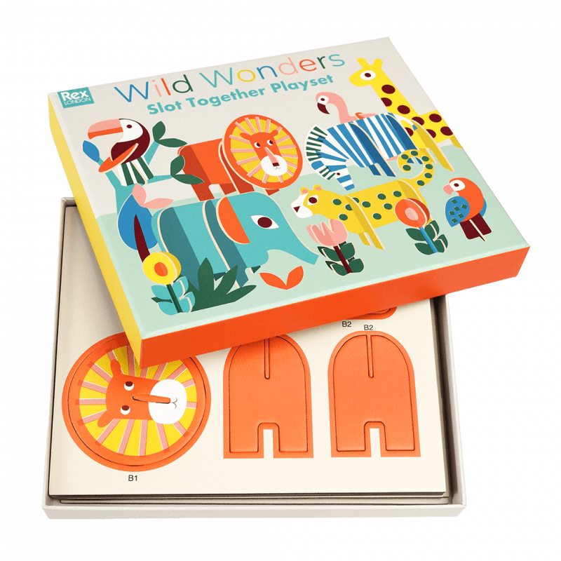 Rex London Slot Together Playset - Wild Wonders