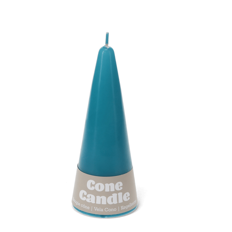 Rex London Small Cone Candle - Dark Blue