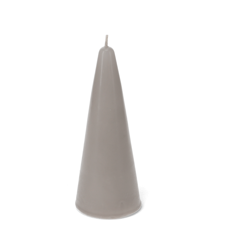 Rex London Small Cone Candle - Light Grey