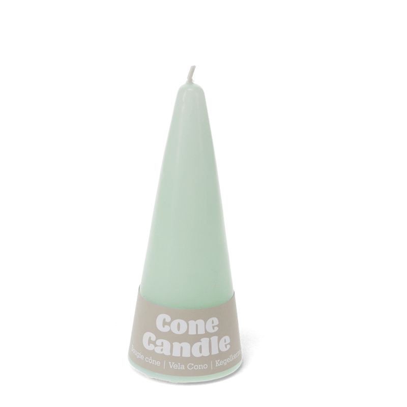 Rex London Small Cone Candle - Mint Green