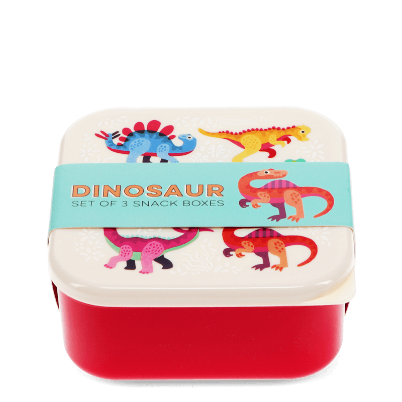 Rex London Snack Boxes (set Of 3) - Baby Dinos