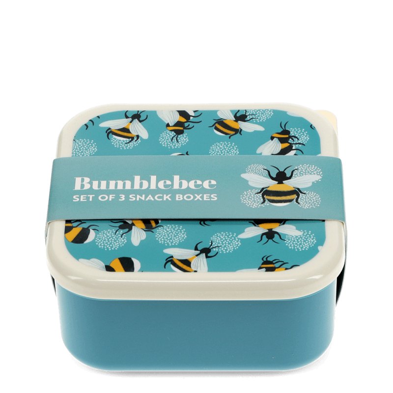Rex London Snack Boxes (set Of 3) - Bumblebee