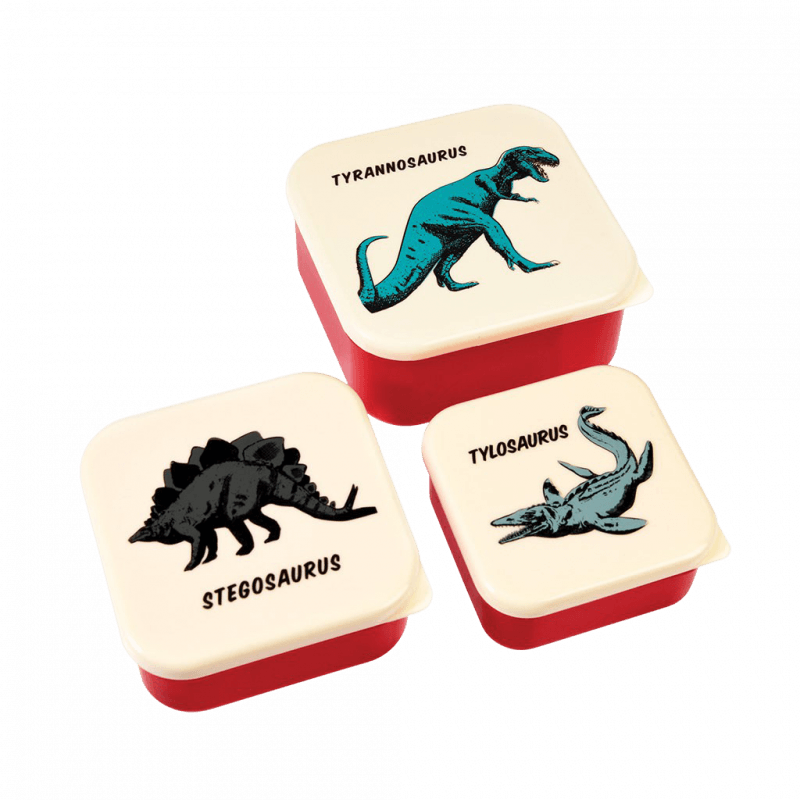 Rex London Snack Boxes (set Of 3) - Prehistoric Land