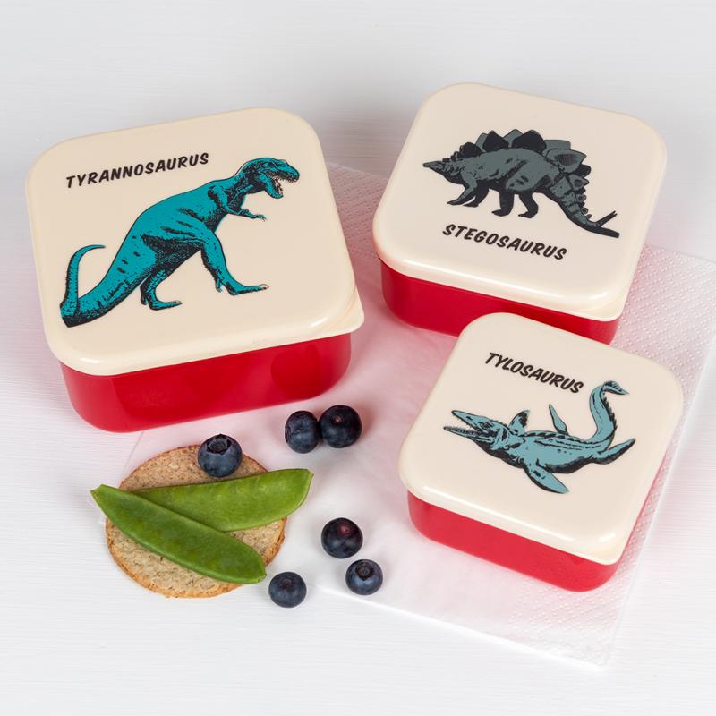 rex london Snack boxes (set of 3) - Prehistoric Land