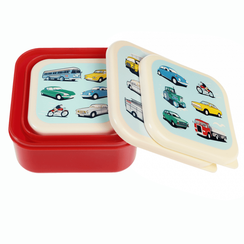 Rex London Snack Boxes (set Of 3) - Road Trip