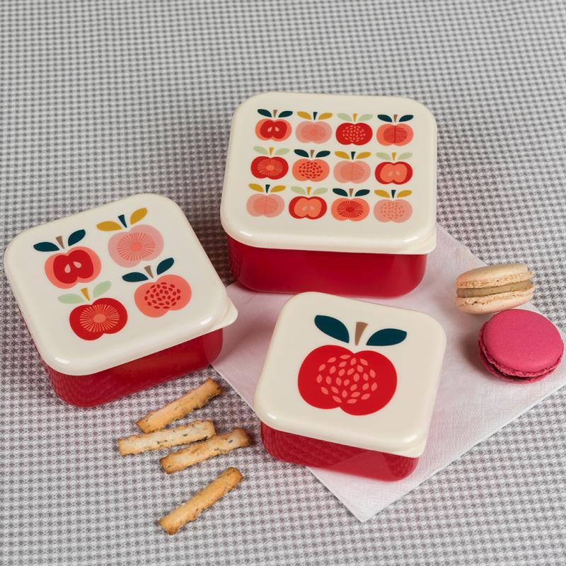 rex london Snack boxes (set of 3) - Vintage Apple