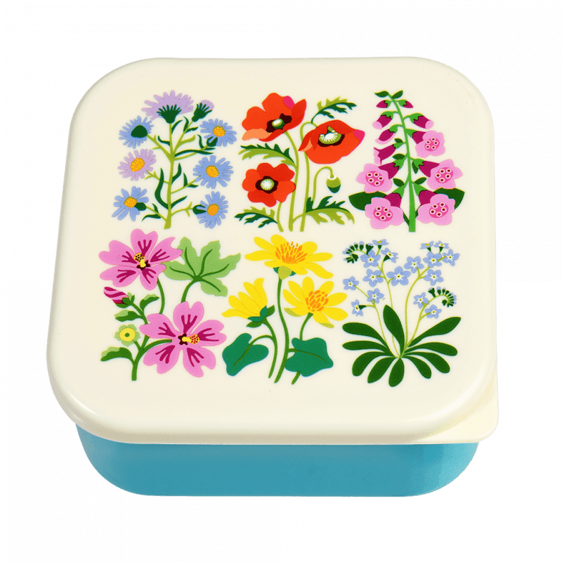 Rex London Snack Boxes (set Of 3) - Wild Flowers