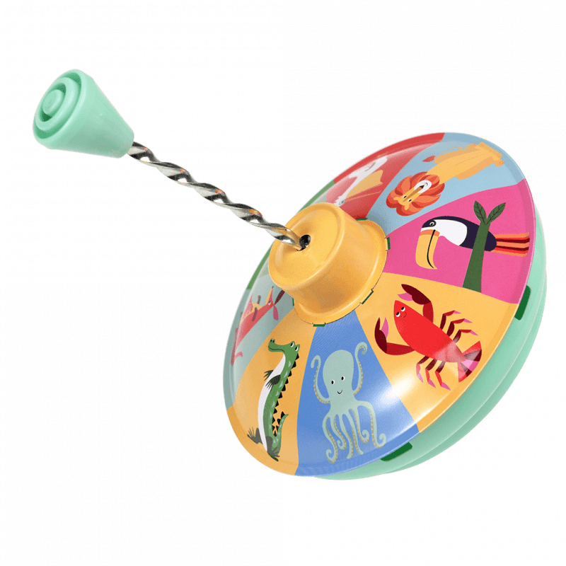 Rex London Spinning Top - Colourful Creatures