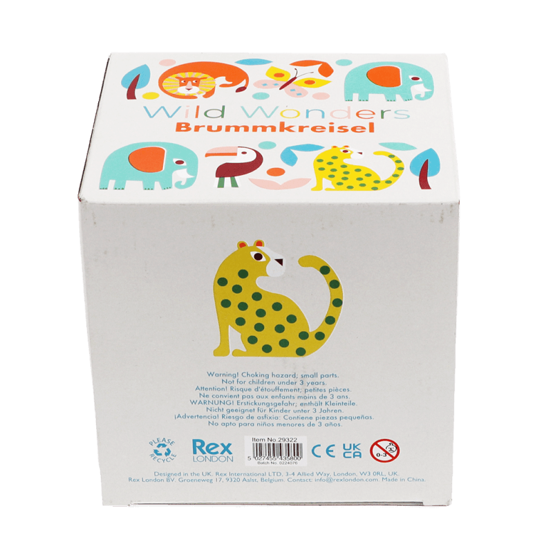 Rex London Spinning Top - Wild Wonders