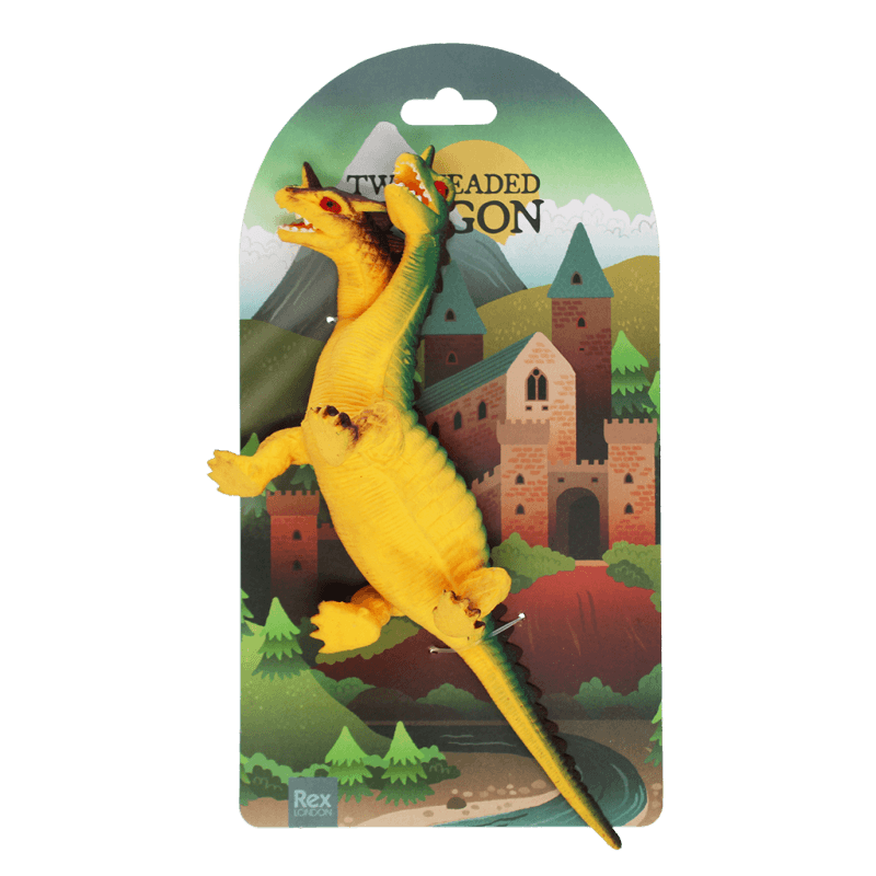 Rex London Squishy Toy - Two Headed Dragon