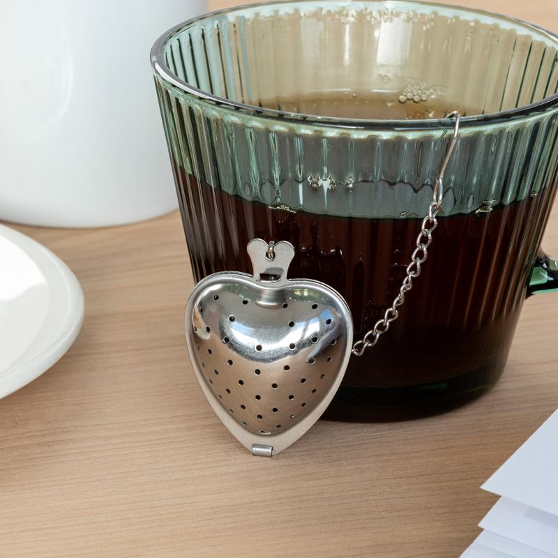rex london Stainless steel tea infuser - Heart