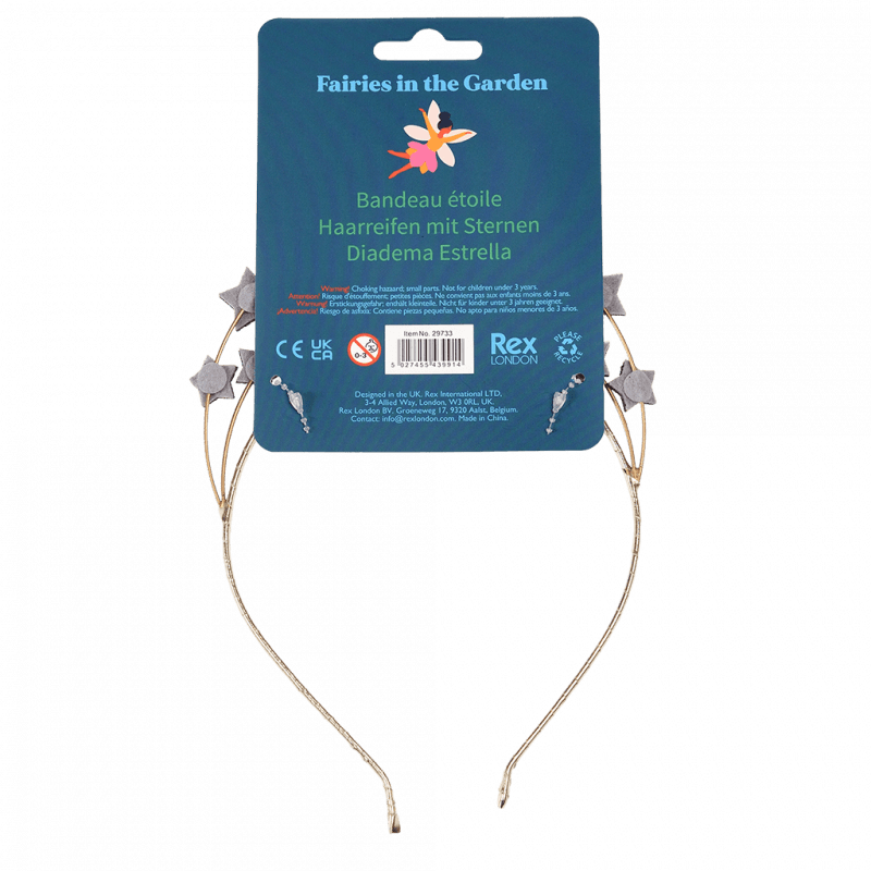 Rex London Star Headband - Fairies In The Garden