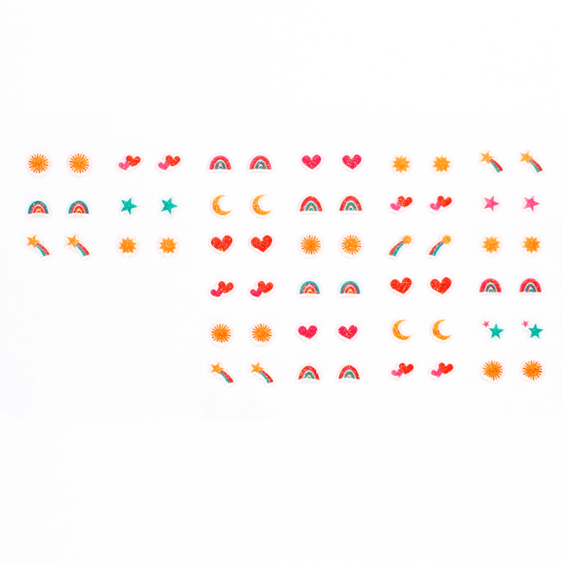 Rex London Stick On Earrings (30 Pairs) - Cosmic Love