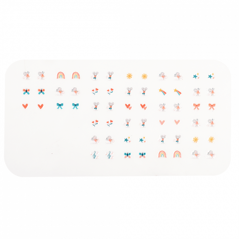 Rex London Stick On Earrings (30 Pairs) - Mouse Ballet