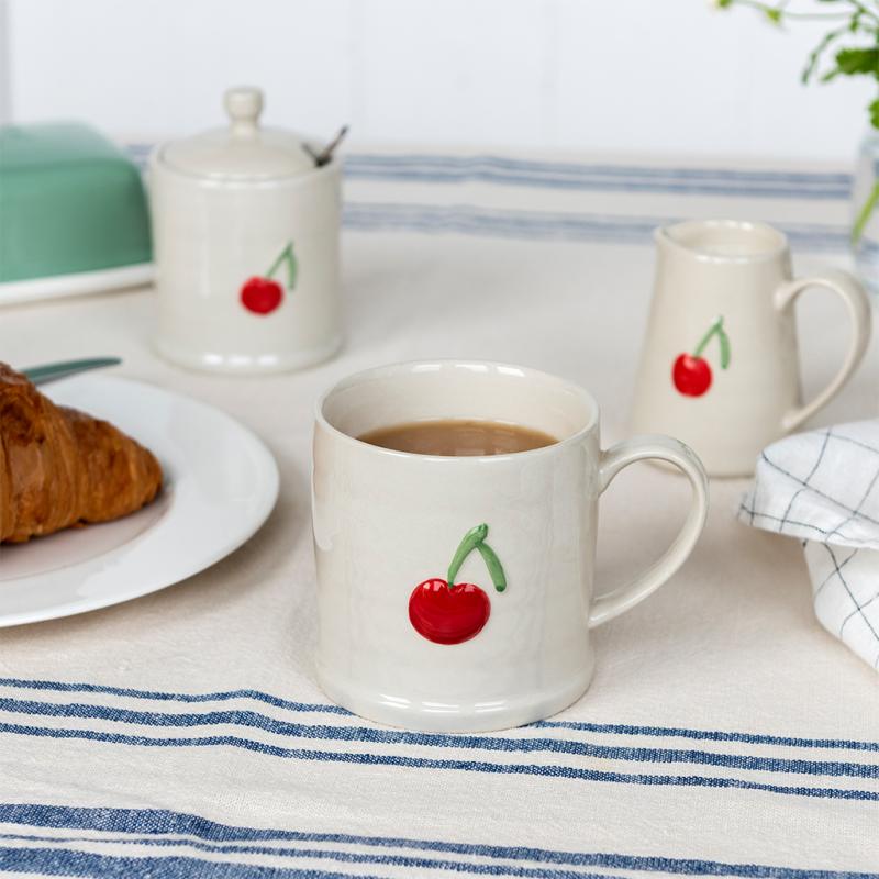 rex london Stoneware mug 350ml - Cherry