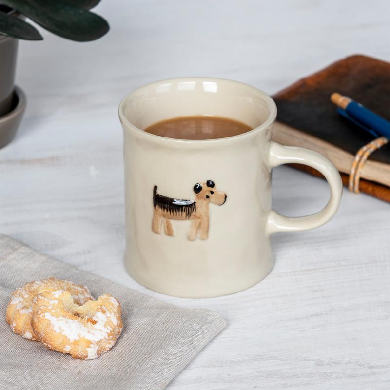 rex london Stoneware mug 400ml - Dog